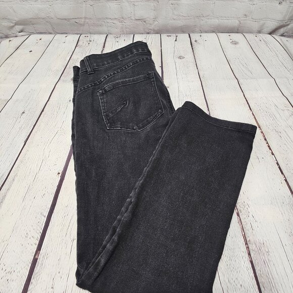 Jones of New York Black Denim Stretch Jean Size 8 - Picture 4 of 7
